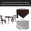 Ensemble de salle à manger 3 pièces avec table à abattants et 2 chaises rembourrées, ensemble de salle à manger pour petits espaces-939399879