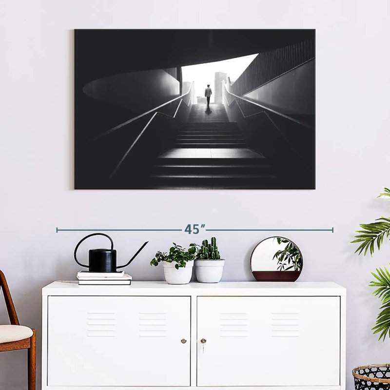 Staircase Ascent, 26" H x 39" W