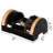 Symple Stuff Heavy-duty Metal And Wooden Base Shoe Cleaner And Boot Scraper, Portable Or Floor-mounted Scrubbing Brush For Indoor And Outdoor Use, All Weather Boot Cleaner - Removes Mud, Snow And Sand, Wooden