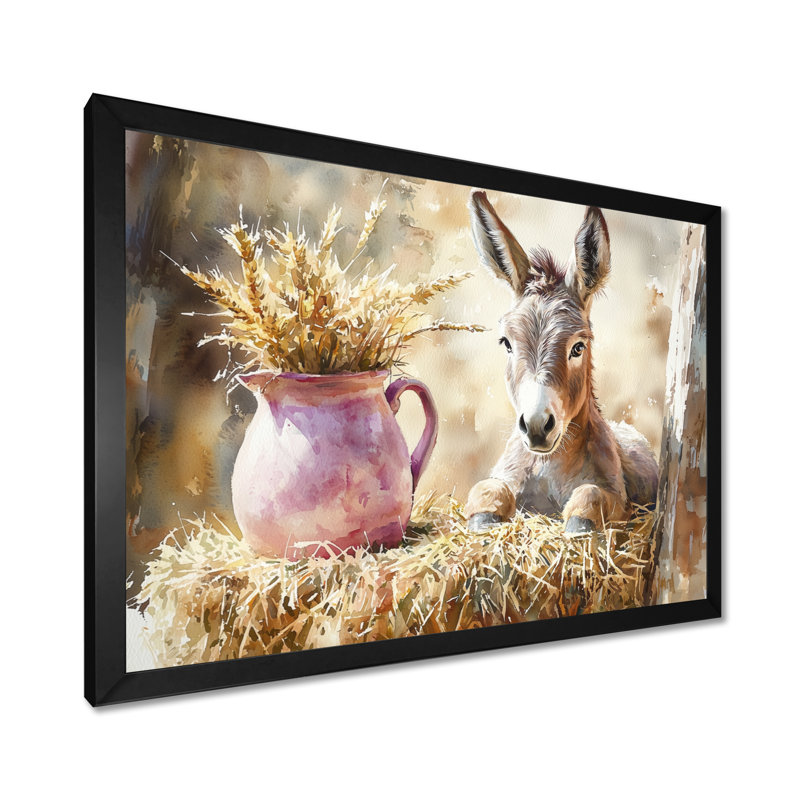 Doelling - Animals Wall Art, Reproduction encadrée d'une seule photo, Noir, noir, noir, noir, H 24 po x l 32 po