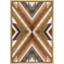 Geometric Western Shape Western Decor Tribal Wood Effect Panel Landscape Abstract Shapes Modern Nordic Artwork Minimal-100707546-100707549
