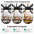72" Smart Dimmable LED Ceiling Fan with Remote and APP Control, Double-Sided Wood Blades,3 Colors LED Light, 6 Speeds Reversible DC Motor, Timer, 6''/12'' Downrods-212591675