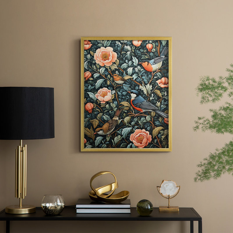 La série XXV de la collection WM-MR de Morris - Reproduction encadrée de qualité supérieure - Prêt à être accroché - Aucun clou requis