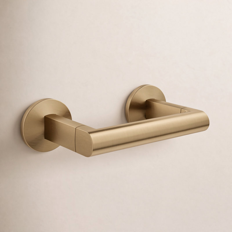Components™ Pivoting Toilet Tissue Holder, Vibrant Brushed Moderne Brass
