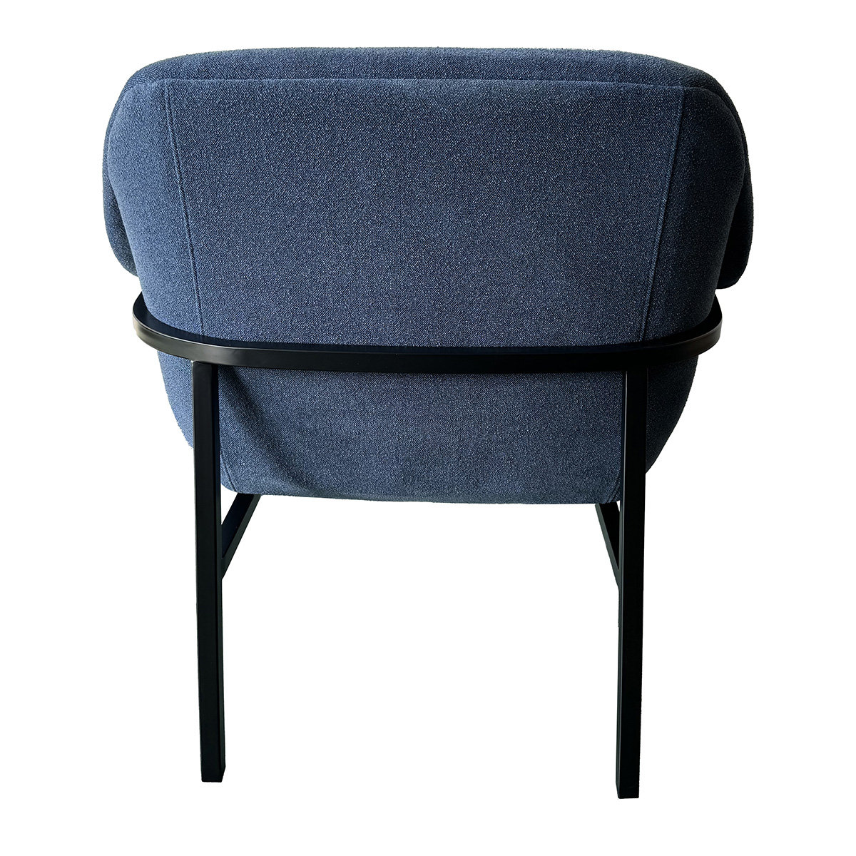 Starnisha Accent Chair, Navy Blue Polyester