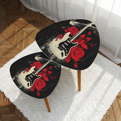 Ensemble de 2 tables basses gigognes Triangle