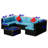 6 - Person Modular Patio Conversation Set with Cushions