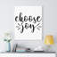 Choose Joy - Wrapped Canvas Print