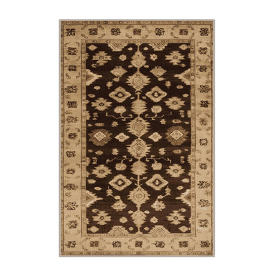 Machine Washable Overdyed Beige Area Rug