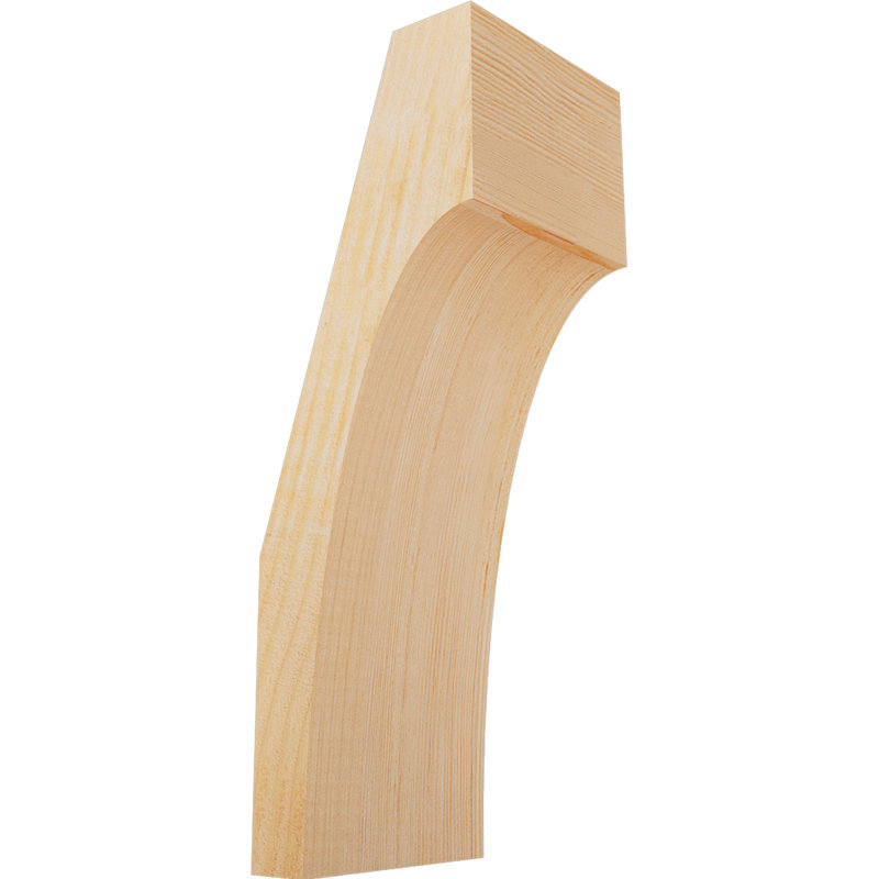Attelle de genou Westlake, Sapin de Douglas, Scié brut, H 18 po x l 6 po x P 6 po