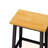 K&K Solid Wood Bar Stools (Not Cheap Iron), 25.6" Tall Set of 2 Bar Chairs, Kitchen Counter Stools with Footrests-1961638848