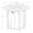 30" W 50,000 Btu Mosaic Grain Ceramic Round Tabletop Steel Outdoor Propane Fire Pit, With Lid Waterproof Cover And Glass Stones Propane Gas Fire Pit Table