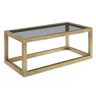 Cubit Glass Top Cocktail Table