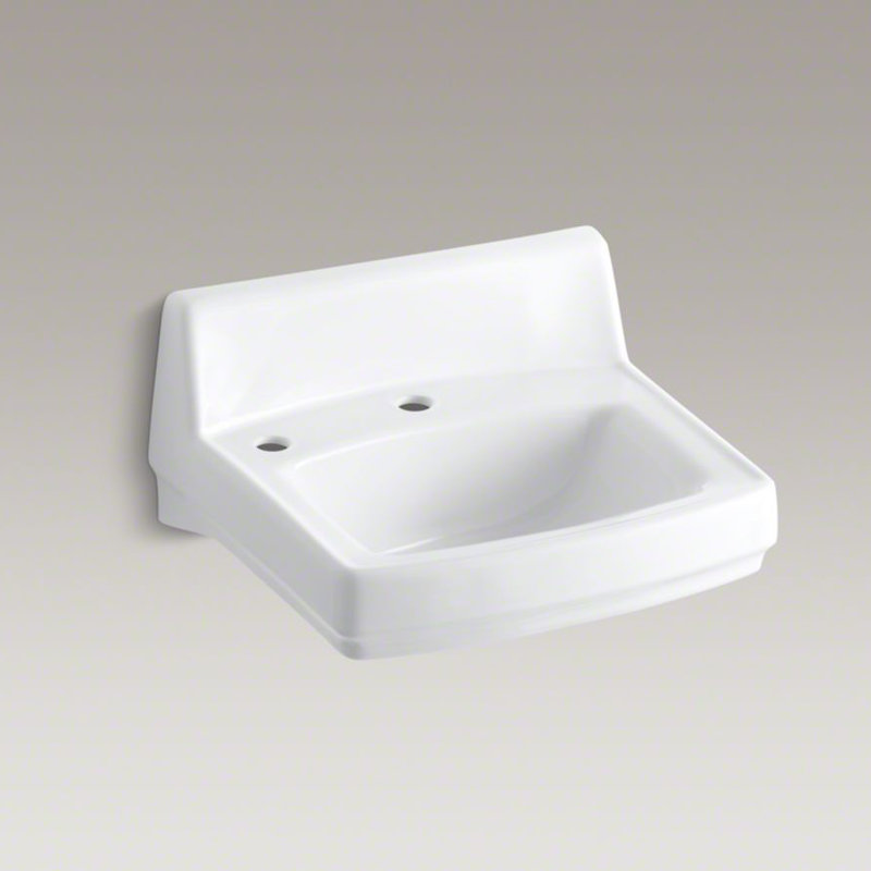 Greenwich Ceramic 21" Wall Mount Bathroom Sink with Overflow
