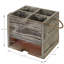 Wood Rectangle Flatware Caddy