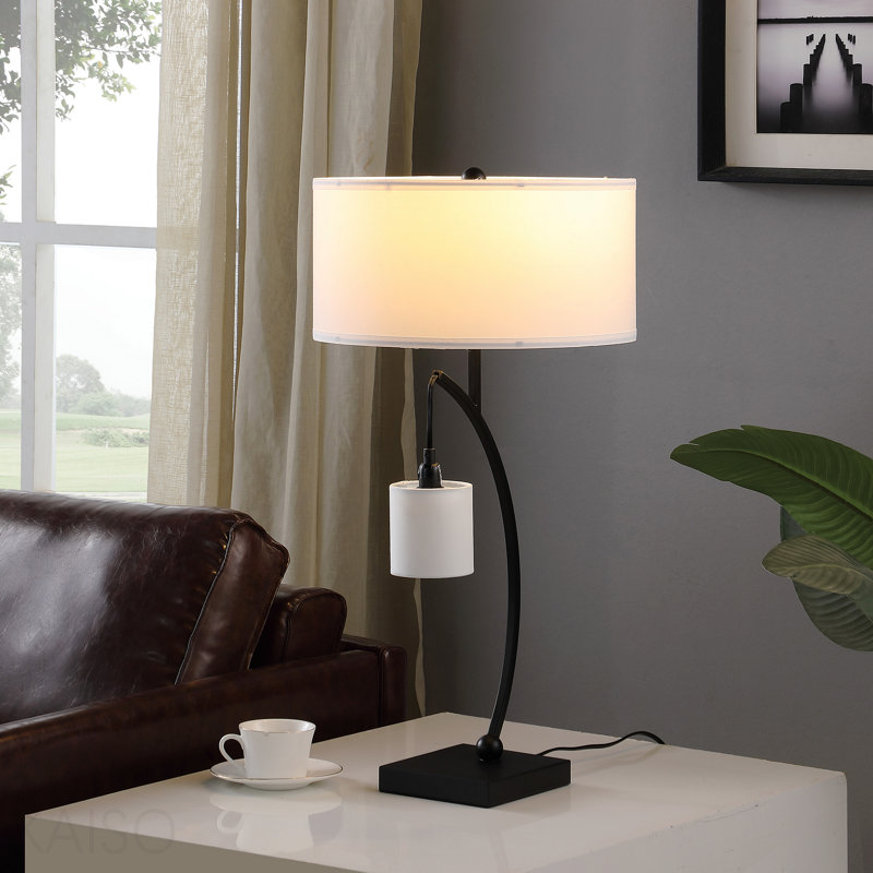Lampe de table 28 po, Matte Black