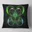 Coussin imprimé floral vert-30057898-30057901