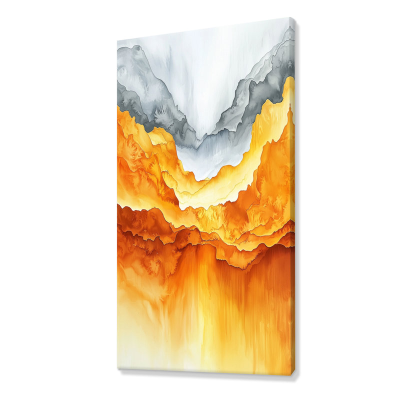 Art mural Oberta, H 60 po x l 28 po, Toile tendue, Ne s’applique pas