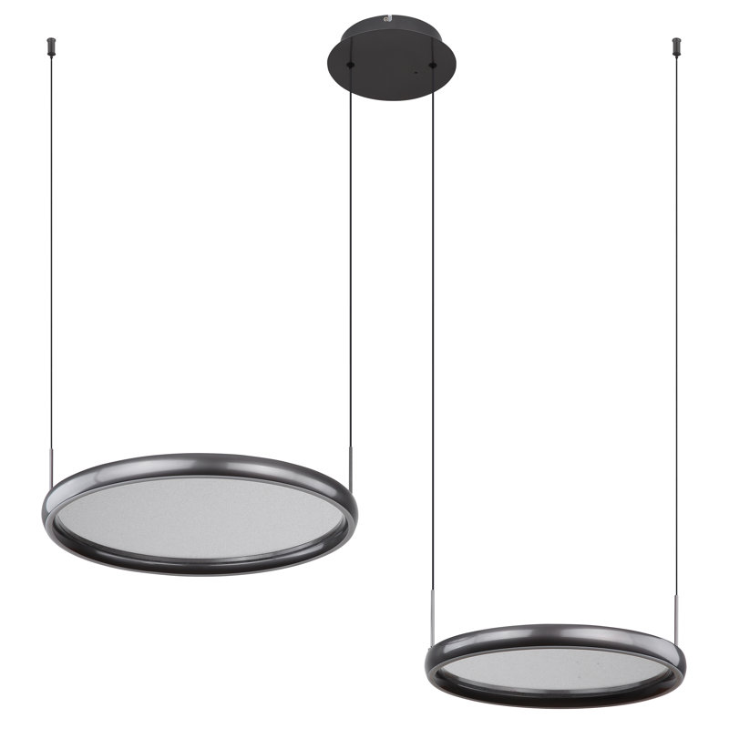 Deiontay 1 - Light Matte Black LED Pendant
