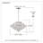 Pattaya 7 - Light Dimmable Geometric Chandelier