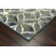 Tapis bleu à motif géométrique Majeski-29913386