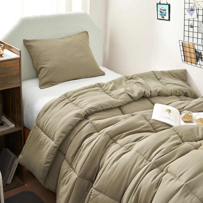 Twin Driftwood Rock Down Alternative Comforter Set