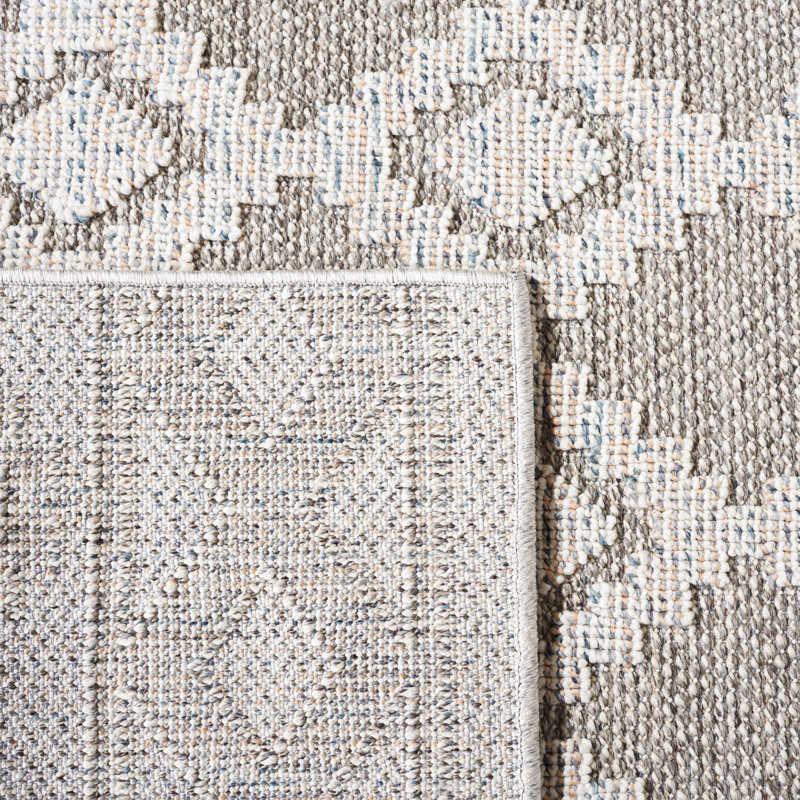 Tapis d'intérieur / extérieur à motif géométrique Global Performance, Rectangle 5 pi 3 po x 7 pi 6 po