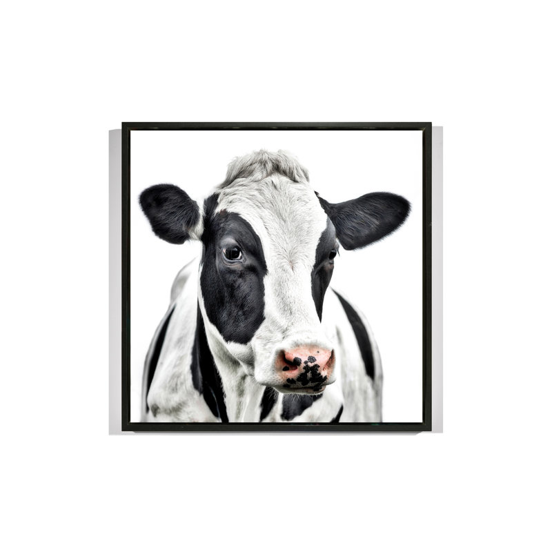 Petunia Small Unframed Print by Yaffa G, 41" H x 41" W, Black Floater Framed