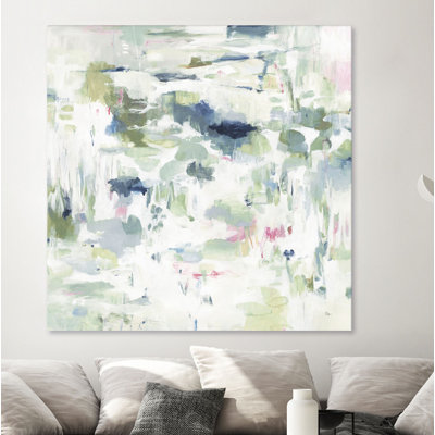 " Abstract Reflections " by Lisa Ridgers Painting Print