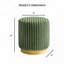 Tabouret d'appoint rond en acier inoxydable-2112272181