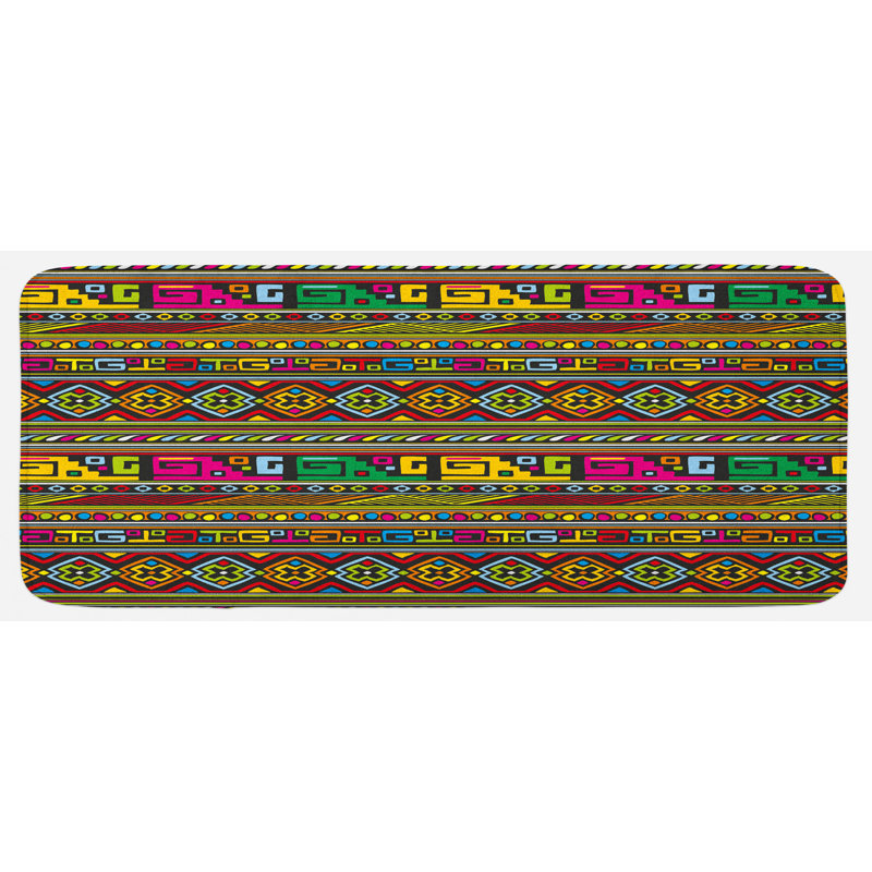 Tapis de cuisine tribal