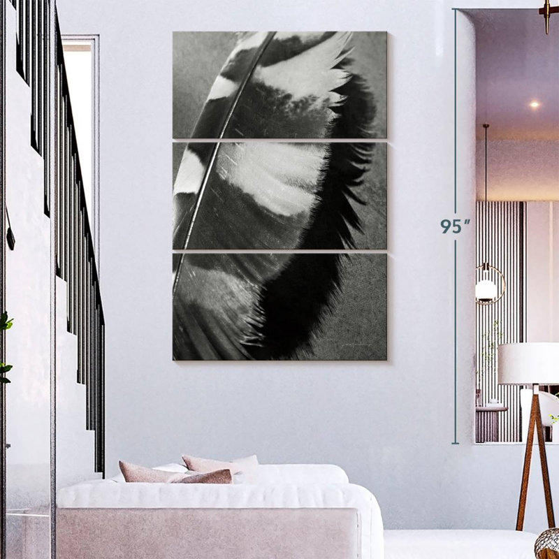 Kerner Feather Shadow II, 74" H x 48" W