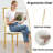 Rectangle Glass Pedestal Dining Set-606588359-606588356-606588354