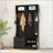 4-in-1 Hall Tree with 6 Hooks, Storage Compartment, and Shoe Bench