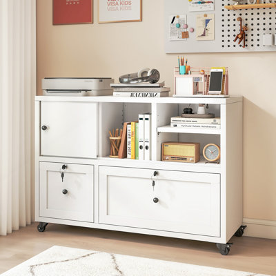 Metal Filing Cabinet with Lock
