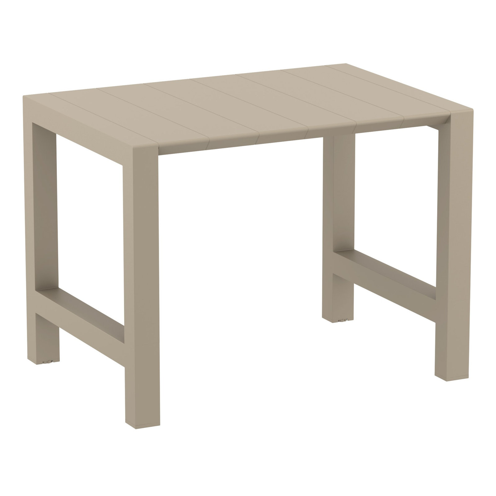 Farrah 39" Patio Dining Set, Taupe