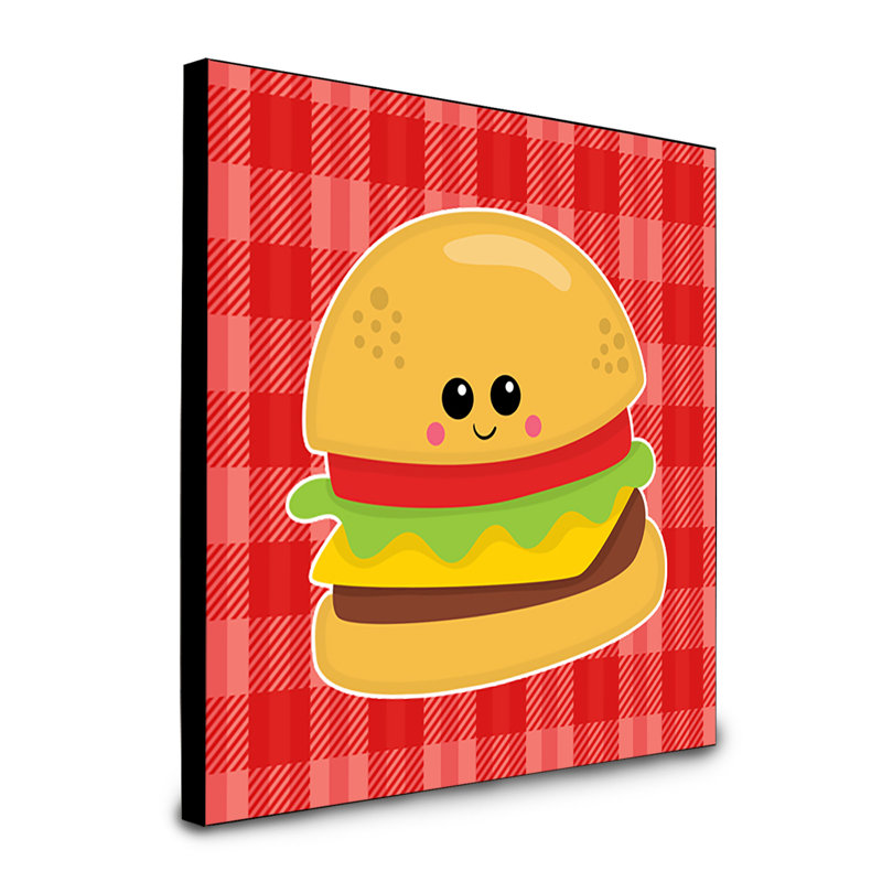 « hamburger face », art encadré Bagatelle