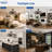 26'' Black Caged Ceiling Fans with Remote App Control for Patio Kitchen Bedroom, Farmhouse Flush Mount Ceiling Fan with Lights Reversible 6 Speed Timer -720269350-720269351