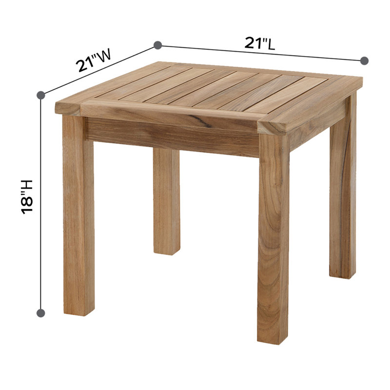 Monterey Outdoor 6 - Piece Teak Conversation Set, Cocoa, 4 Pcs:  Loveseat,Chair,Cushion,Table