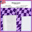 Rideaux et voilages mauves à carreaux mauves-95712241-95712242