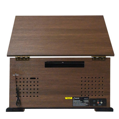 7-in-1 Turntable Music Center with Bluetooth & Vinyl Record Player