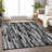 Machine Washable Indoor/Outdoor Chayil ACN1079 Gray Rug-109487076