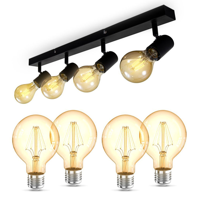 Wilkesboro 4-Light 63cm Ceiling Spotlight