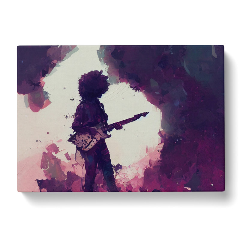 Guitar Rock Band Vol.1 - Wrapped Canvas, 35cm H x 50cm W x 3cm D