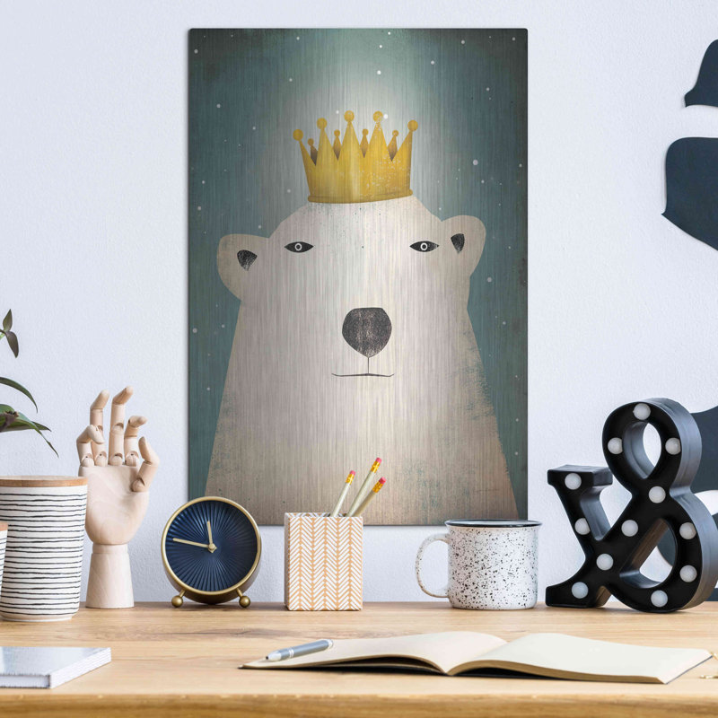 «Le roi polaire» par Ryan Fowler, H 16 po x l 12 po