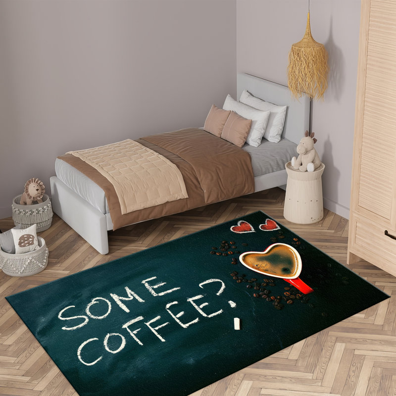 Large Abstract Design Printed Rug With Soft Pile for Adding a Touch of Artistic Sophistication to Your Living Spaces
