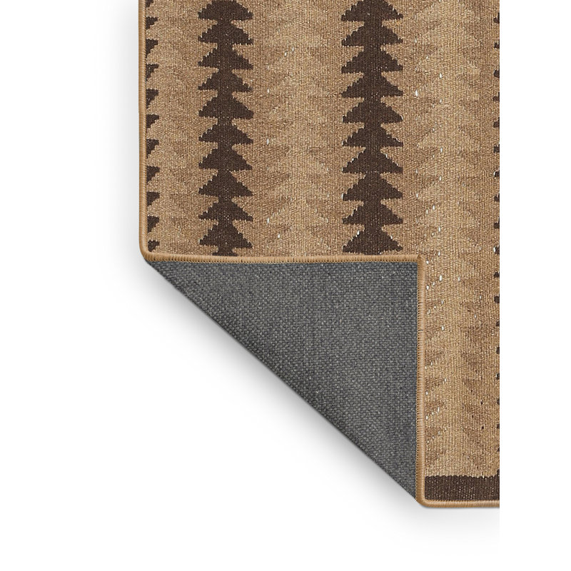 Tapis brun contemporain, Rectangle 5 pi x 7 pi