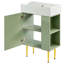 Meuble-lavabo de salle de bain de style moderne avec meuble-lavabo simple en céramique-1200837008