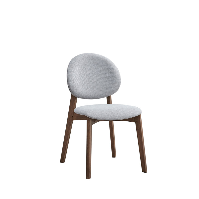 Ensemble de 2 chaises d'appoint Hadasa, Gris clair