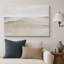 Minimal Landscape "Coastal Sandy Beach Seascape Artwork, Abstract Minimalist Neutral Decor Wall Pictures, Large Framed Canvas Giclee Print Wall Art"-119598453-93389237-93389242